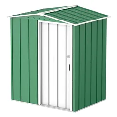 Duramax Steel Storage Shed (Green & White, 162 x 122 x 182 cm)