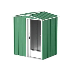 Duramax Steel Storage Shed (Green & White, 162 x 122 x 182 cm)