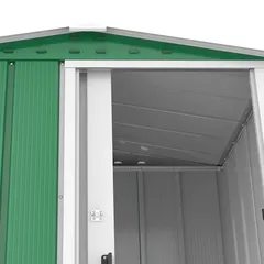 Duramax Steel Storage Shed (Green & White, 162 x 122 x 182 cm)