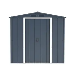 Duramax Steel Storage Shed (Grey, 202 x 122 x 180.5 cm)