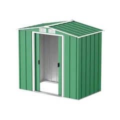 Duramax Steel Storage Shed (Green, 202 x 122 x 180.5 cm)