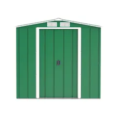 Duramax Steel Storage Shed (Green, 202 x 122 x 180.5 cm)