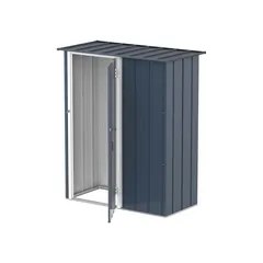 Duramax Steel Storage Shed (Grey, 152 x 71.5 x 190 cm)