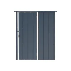 Duramax Steel Storage Shed (Grey, 152 x 71.5 x 190 cm)