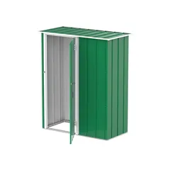 Duramax Steel Storage Shed (Green, 152 x 71.5 x 190 cm)