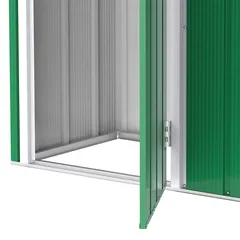 Duramax Steel Storage Shed (Green, 152 x 71.5 x 190 cm)