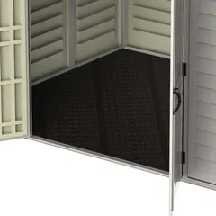 Duramax Aluminium & Vinyl Plastic Storage Shed (Adobe, 325 x 247 x 233 cm)