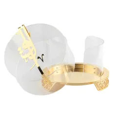 Otantik Liqaa Plate Holder (Small, Gold)