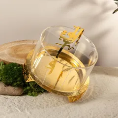 Otantik Liqaa Plate Holder (Small, Gold)