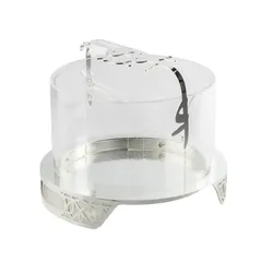 Otantik Liqaa Plate Holder (Large, Silver)