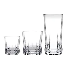 Pasabahce Gaia Glass Tumbler Cup Set (18 Pc.)