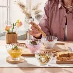 Pasabahce Bouquet Glass Bowl Set (290 ml, 6 Pc.)