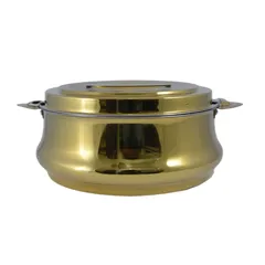 Home Maker Stainless Steel Hot Pot (Gold Etching, 7.5 L)