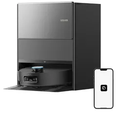 Dreame Aqua10 Ultra Roller Robot Vacuum Cleaner, RLH71DE-1-BLK (White, 6,400 mAh)