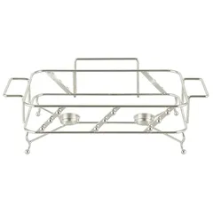 Orchid Rectangular Casserole W/Candle Stand (15 inch)