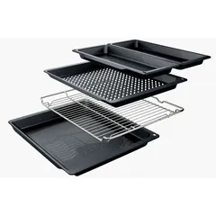 Bosch Series 6 Built-In Oven W/Air Fry, HJG852YB0M (2990 W, 76 L)