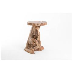 4-Seater Teak Wood High Table & Chair Set Khashabeesta