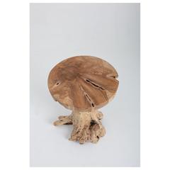 4-Seater Teak Wood High Table & Chair Set Khashabeesta