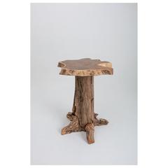 4-Seater Teak Wood High Table & Chair Set Khashabeesta