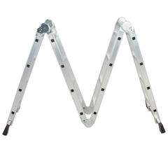 Homeworks 4X4 Multi-Purpose Aluminum Ladder (221 cm, Silver)