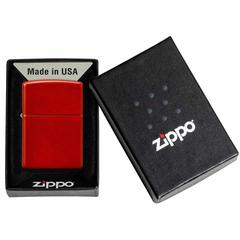 Zippo Classic Windproof Lighter, 49475 (Metallic Red)