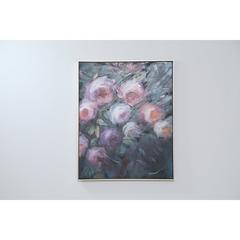 PAN Emirates Coralie Hand-Painted Canvas Framed Wall Art (80 x 100 cm, Multicolor)