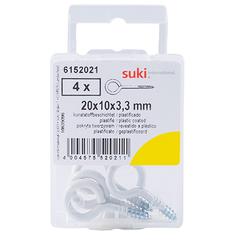 Suki 6152021 Round Head Eye Bolts (20 mm, Pack of 4)