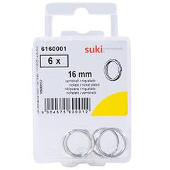 Suki 6 Key Rings (16 mm)