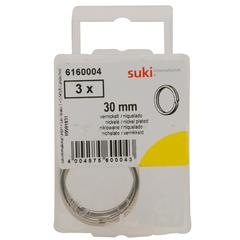 Suki Key Rings (30 mm, Pack of 3)