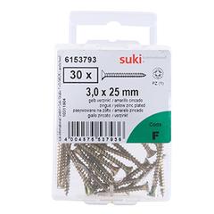Suki Chipboard Screws (5 x 0.4 cm, Pack of 30)