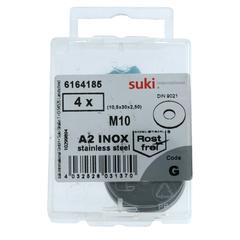 Suki M10 Flat Washers (Pack of 4)