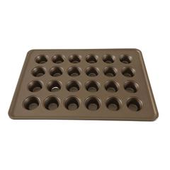 صينية مافن 24 كوب من الفولاذ الكربوني بلانش حول الإمارات (42 × 10 × 3 سم)