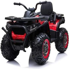 Myts 4-Wheeler ATV Quad Kids Electric Ride-On Car W/2 Speeds (Red)