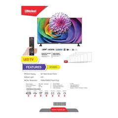 Nobel 32" HD LED TV Black, NTV32FL