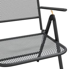 Metal mesh store folding patio chair