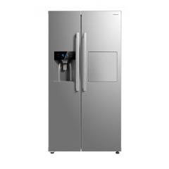 Daewoo Side By Side Refrigerator, FRS-657SSI (657 L, Silver)