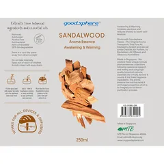Goodsphere Deluxe Essence - Sandalwood (250 ml)