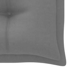 vidaXL Fabric Garden Bench Cushion (200 x 50 x 7 cm, Gray)