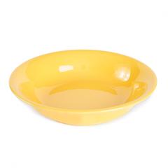 طبق شوربة فيريت حول الإمارات (20 سم ، أصفر)