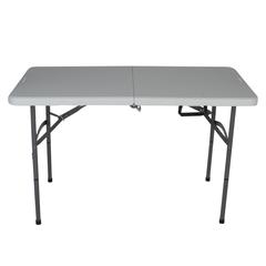 Cosmoplast Plastic Folding Picnic Table W/Metal Legs