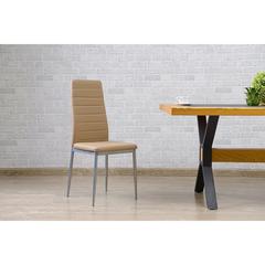 Pan Emirates Milyan PU & Metal Dining Chair (43 x 40 x 97 cm)