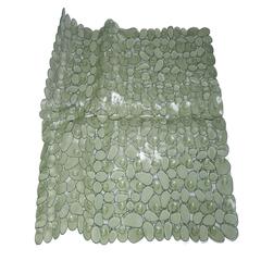 InterDesign Pebblz Shower Mat (22 x 22 cm, Green)