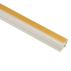 Mkats Self-Adhesive PVC Trunking (15 mm x 2 m, White)