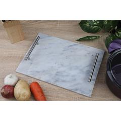 لوح تقطيع رخام يموه حول الإمارات (35 × 25 × 4 سم)