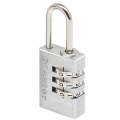 Master Lock Aluminum Set-Your-Own Combination Padlock (40 mm, Silver)