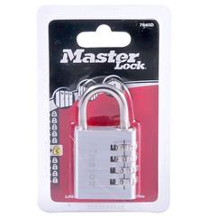 Master Lock Aluminum Set-Your-Own Combination Padlock (40 mm, Silver)