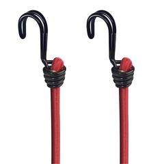 Master Lock® Bungee Cord with Twin Rev Hook (60 cm, Pack of 2)