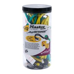 Master Lock Bungee Cord Assorted Jar (Pack of 12)
