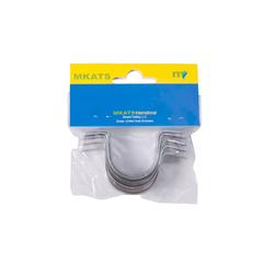 Mkats Galvanized Pipe Clamps (2.5 cm, Pack of 5)
