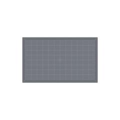 Cedargrain 6-Seater Plastic Outdoor Dining Table Cosmoplast (Dark Grey)